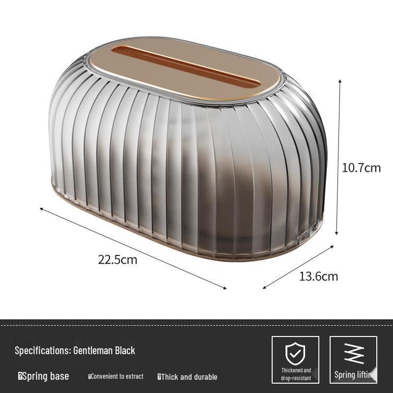 Nordic Multi-functional Tissue Box with Remote Storage
