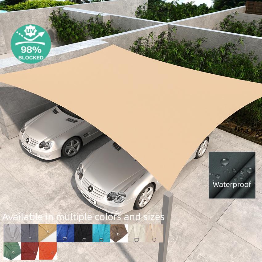 

Waterproof Outdoor Camping Sunshade Tarp - Sun Protection & Photo Backdrop 2x2 m