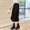 Women's Elegant Pleated Midi Skirt