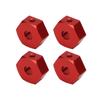 4pcs 1 10 RC Wheel Hex Hubs Nut 14mm Aluminum Wheel Hex Drive Hub for AMMRA Big Rock for Typhon for Senton