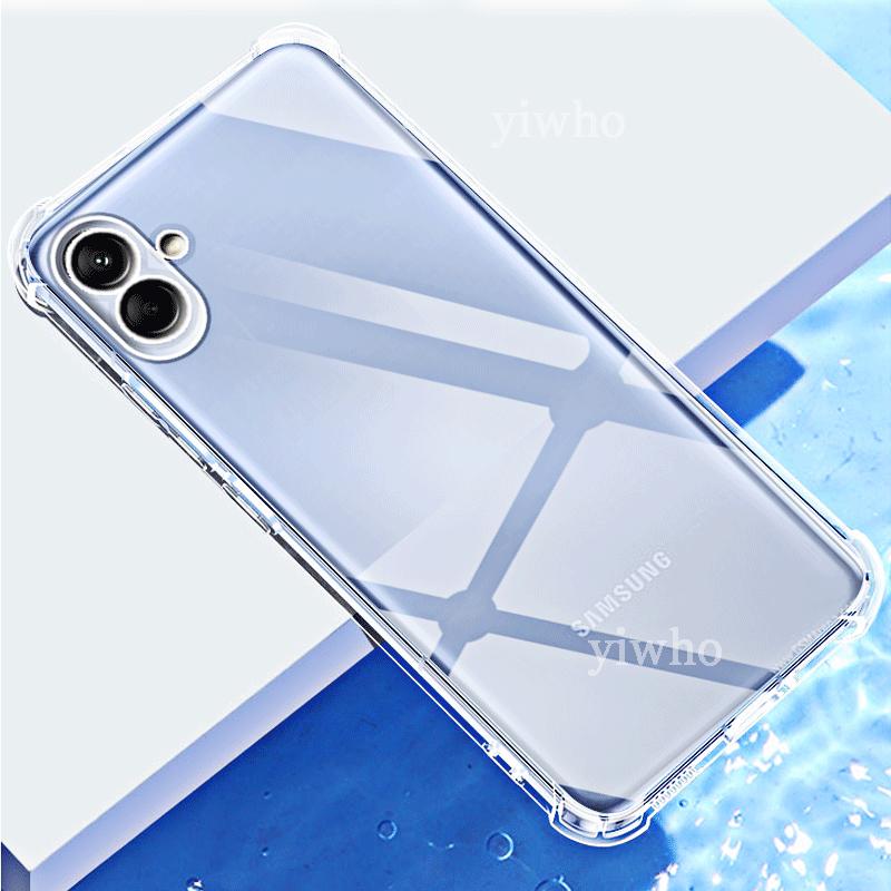 Luxury Clear Soft Silicone Case for Samsung Galaxy A04e Shockproof Transparent A04 E A 04e 6.5" A042F Phone Cases Back Covers