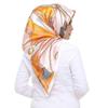 Luxury Design Silk Scarf Square Women Floral Printed Shawl Wrap Spring Summer Neckerchief Hair Band Lady Decor Foulard Bandana