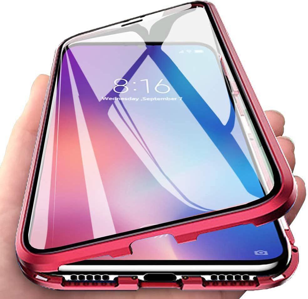 Suitable for Samsung A56 Double Sided Glass Mobile Phone Case A55 Magneto A36 Metal Magnetic Suction Full Pack Protection Case