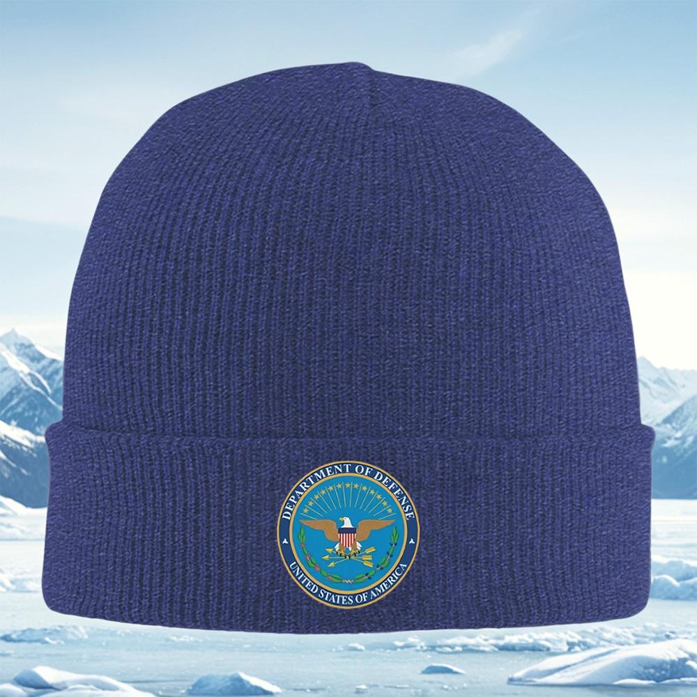 Eagle Wings Arrows Stars Flag Emblem Men Women Unisex Knitted Hat Beanie Pullover Cap Winter Thermal Warm Christmas Outdoor Cycl