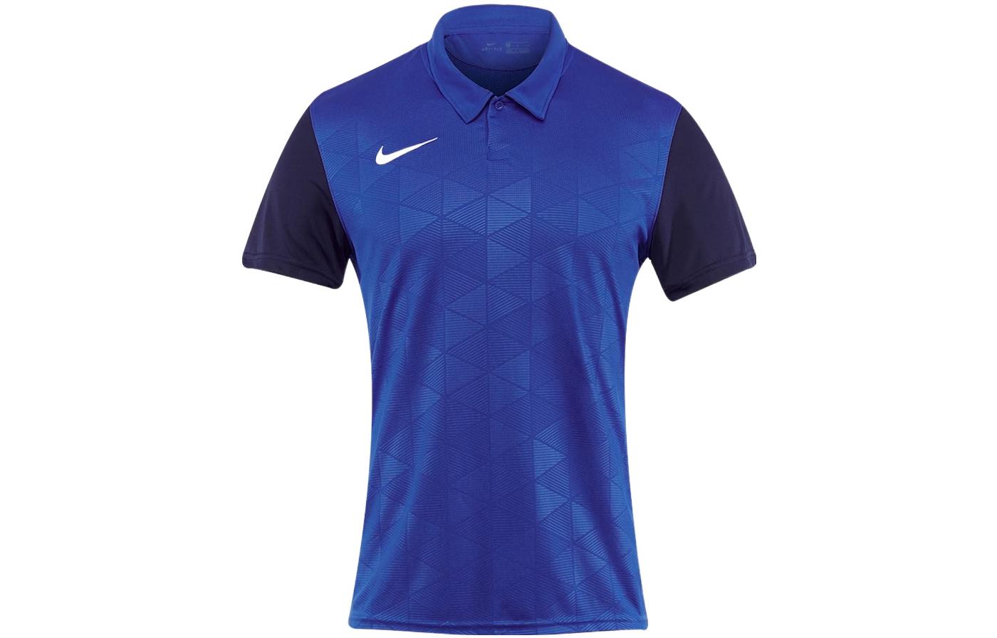 Nike Polo Shirts Men s Blue Polo Collar Moderate Straight Fit BV6725-463 XL