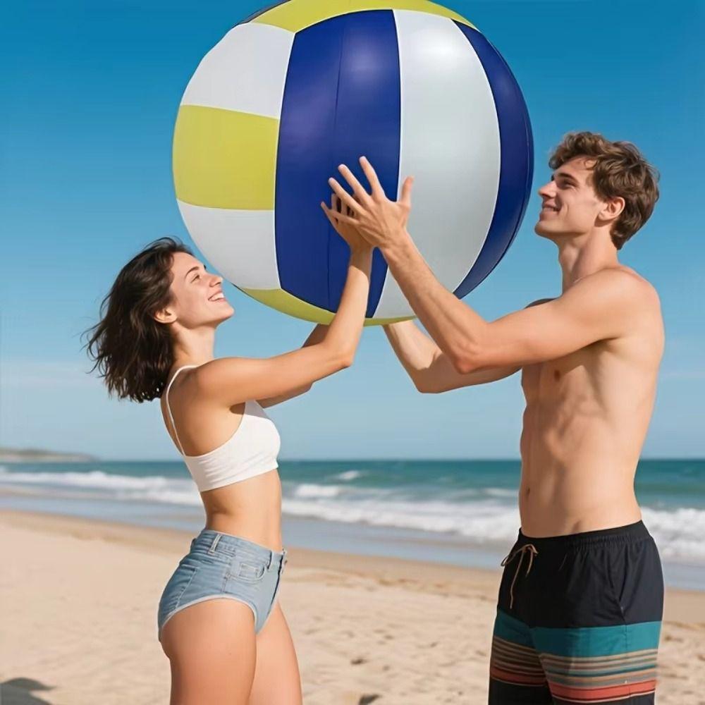 Aufblasbarer Volleyball in Riesen Größe PVC Material Riesiger Volleyball Ball Strandpartys