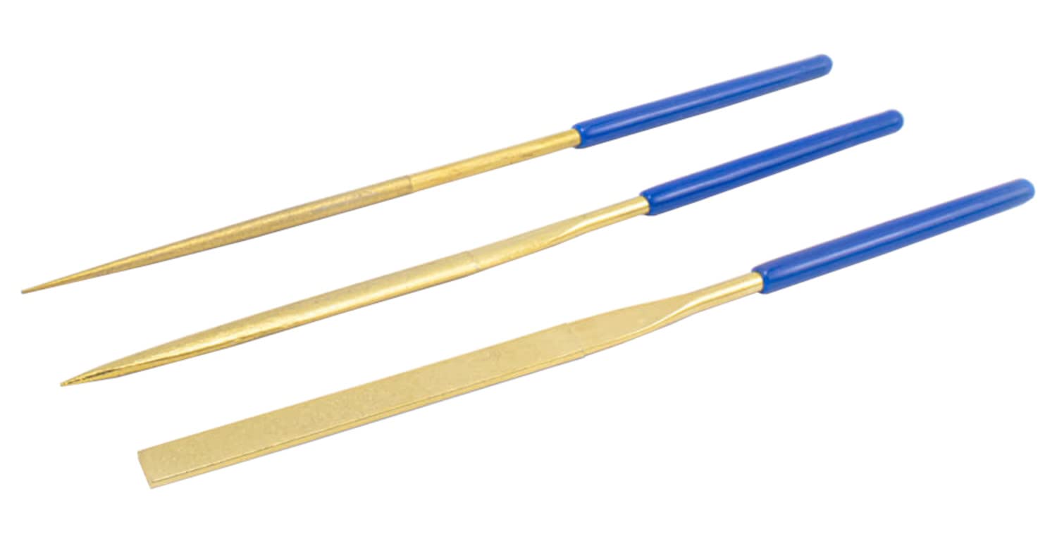 

Mineshima Titanium Coated Diamond File Set of Hobby 3, #400, Tool, H-20