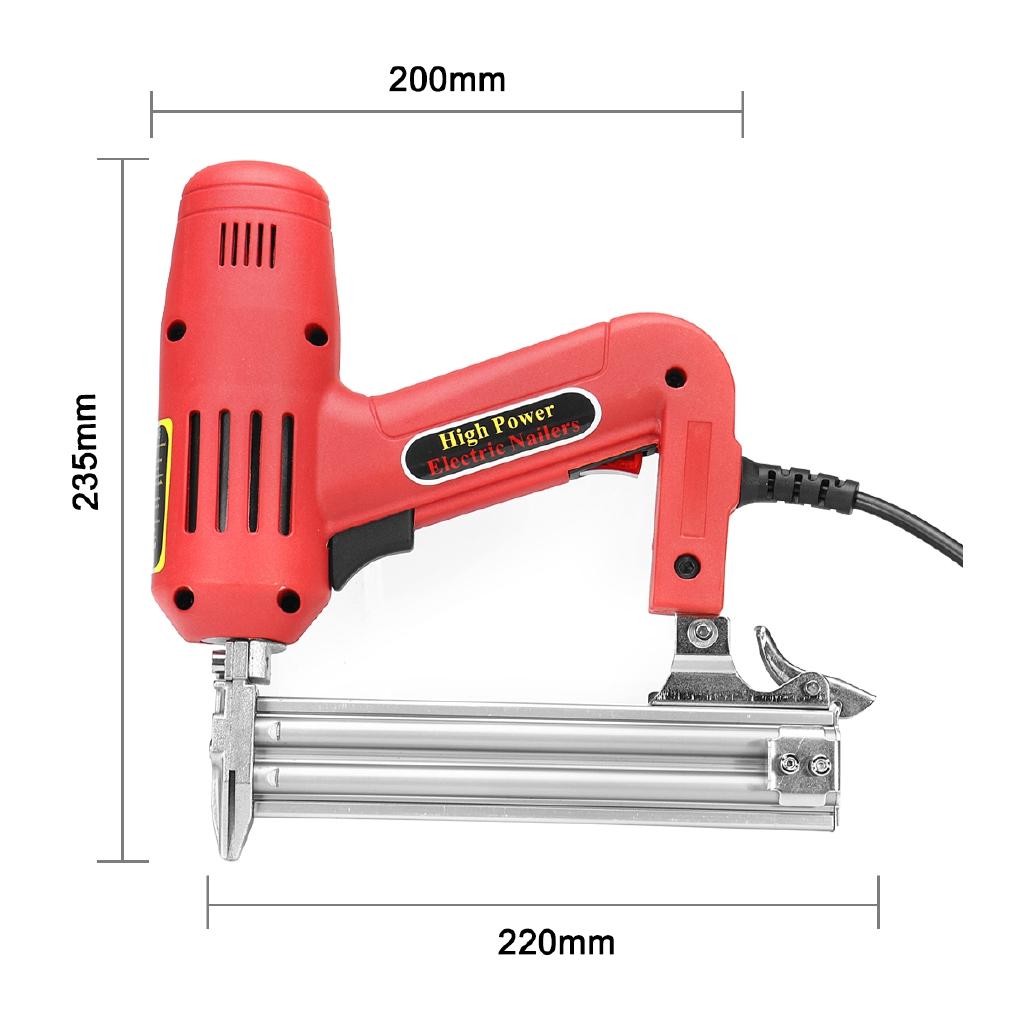 220V 1800W Electric Straight Staple Guns Framing Nailer Staple Gun 10-30 MM Straight Nail F15-F30
