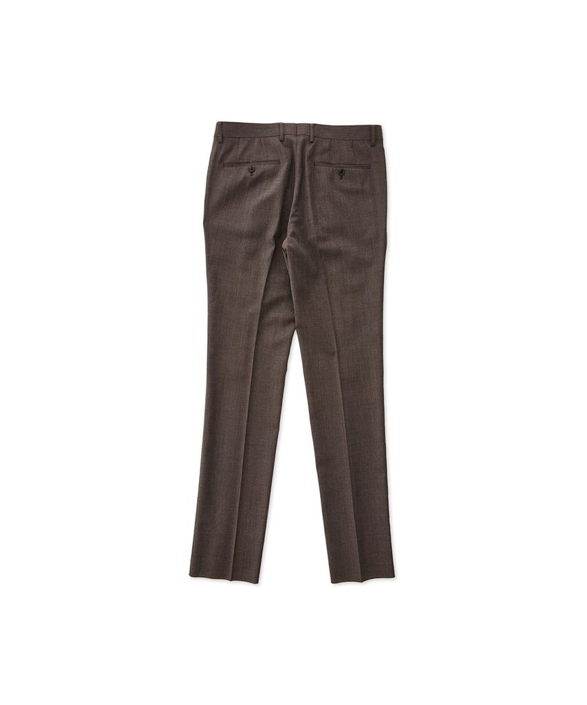 STCO Wool 42 Two-Tone Formal Pants_Brown (Classic Fit)_Sslua56Csh