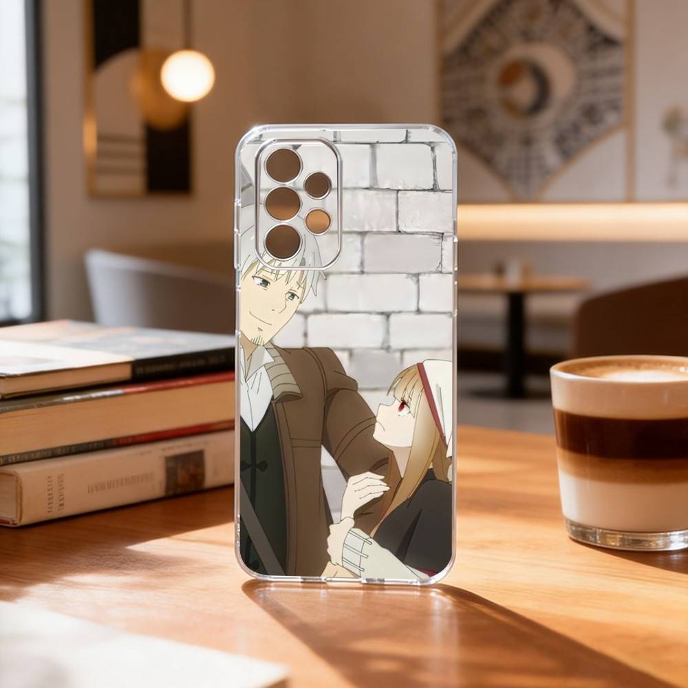 

S-Spice and Wolf Anime Phone Case For Samsung S25,S24,S21,S22,S23,S30,Ultra,S20,Plus,Fe Transparent Cover Samsung S20ULTRA5G