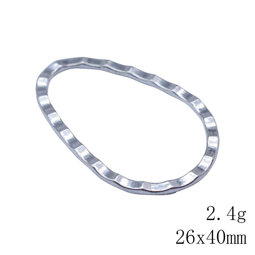 Wedding Anniversary Charms For Italian Bracelet Geometric Hollow Charms Pendant Women's Clothing Pendant Accessories