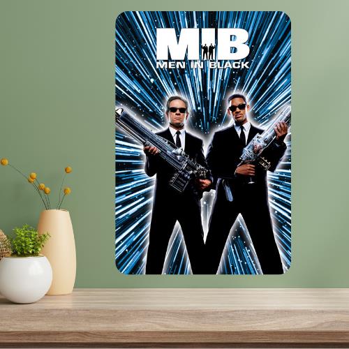 Men in Black Classic Movie Metal Poster Sign 20x30cm(7.8x11.8inch)