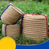 Corde en Jute Naturel Épaisse 12 mm 30 M Ficelle Solide pour Artisanat DIY Scrapbooking Emballage Cadeau Jardinage Ornement Lier Décor Rétro