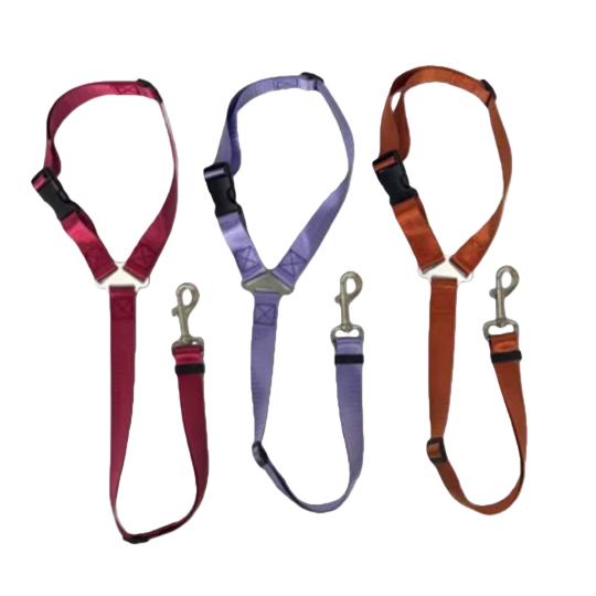 Luxury Dog Leash Solid Rivet Padded Comfort Grip Nylon Eco-Friendly CE Certified Professional Training Daily Walk Pet (Red,width 2.5cm length40-70cm) красный