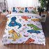 Soft Dinosaur Duvet Cover Boys Cartoon Bedding Set Twin/Queen/Full/King for Girls Microfiber Dino Comforter Cover Home Textile