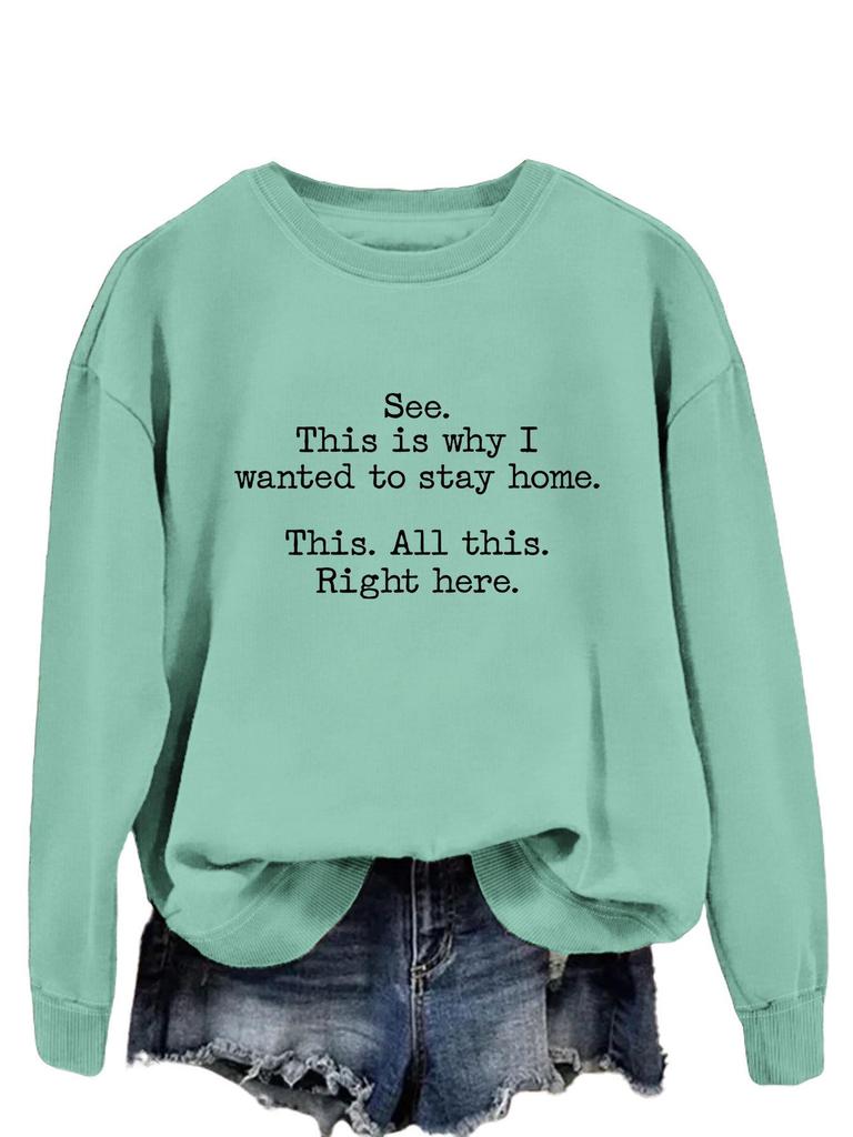 Simple Fashion Casual Long-Sleeved Pullover Sweater