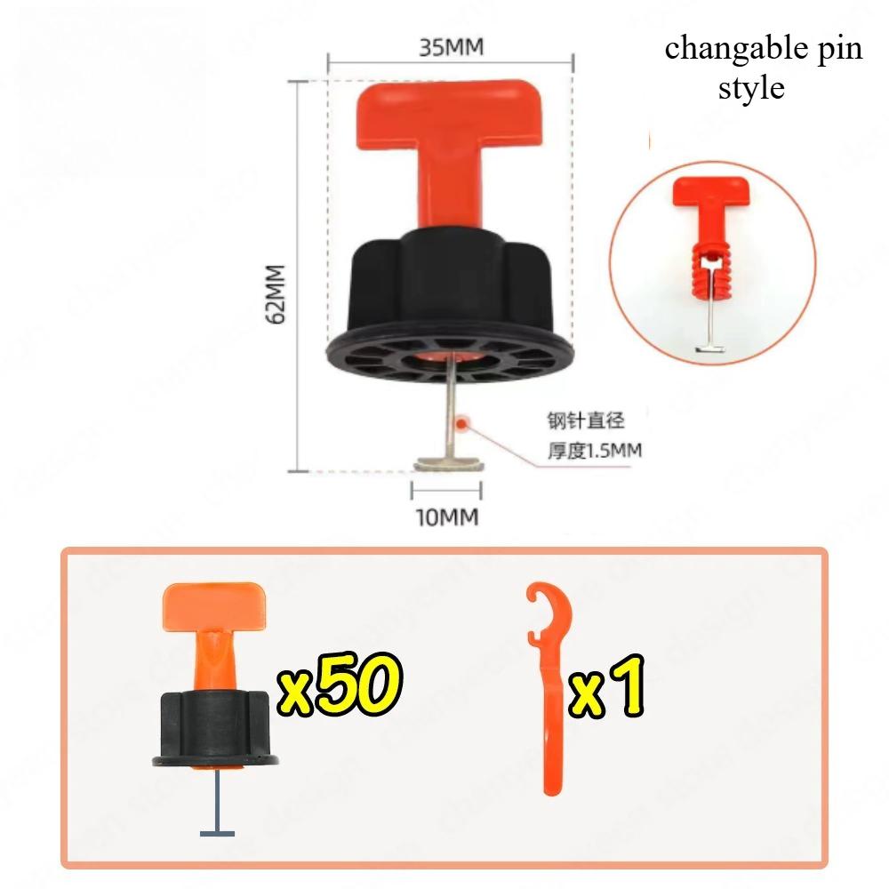 11Pcs Floor Tile Leveling System Clips Spacers Porcelain Ceramic Leveler Kit For Tile Laying Wall Fixing Construction AbouTool