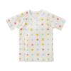 MIKI HOUSE Baby Short Undershirt, All-Over Print, 100% Cotton, Made In Japan, for Boys and Girls, Newborn, 50-60cm, Ivory, Size 40-2120-142