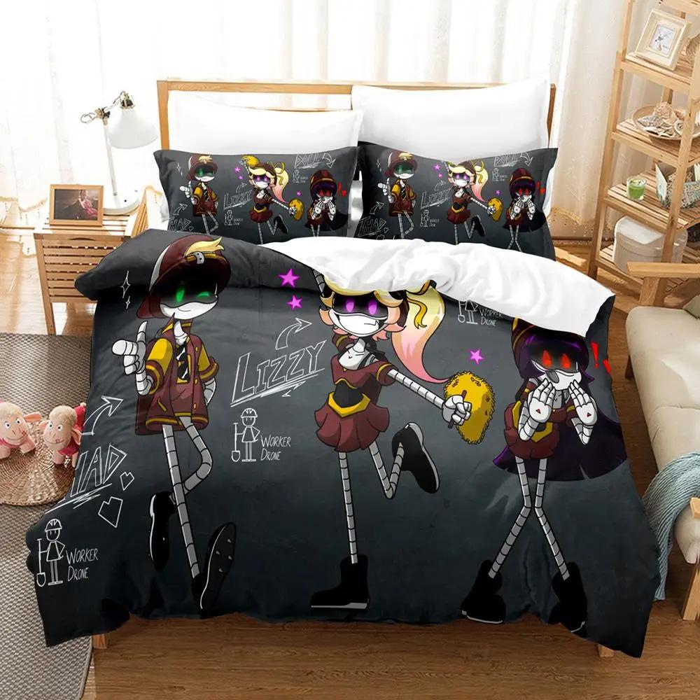 Anime Murder Drones Bedding Set Boys Girls Twin Queen Size Duvet Cover Pillowcase Bed Kids Adult Fashion Home Textileextile