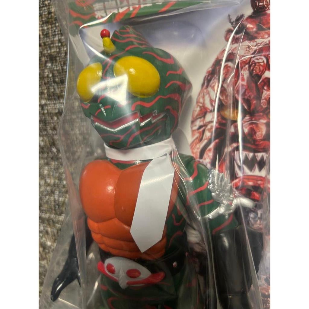 Used Medicom Toy X Toei Retro Soft Vinyl Kamen Rider Amazon (Damage Color) Medicom Toy