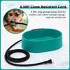  Automatic Thermoregulation Heated Water Bowl For Outdoor Animals Poultry Wildlife 3.7L Large Capacity Impermeable Plan