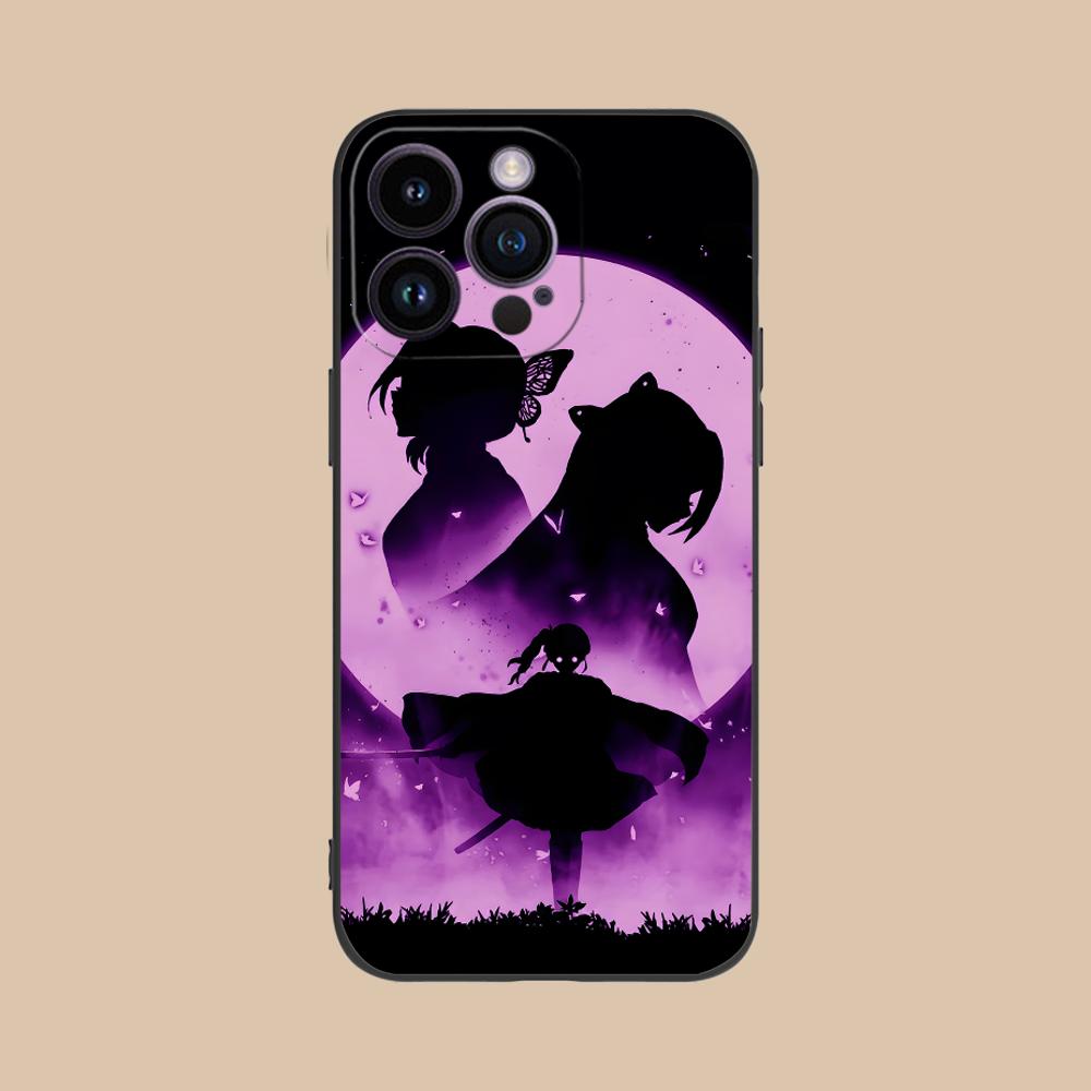 Demon Slayer Shinobu Kocho Phone Case for iPhone 16 15 14 13 12 11 X XR XS 8 7 Pro Max Plus Mini Colour Protective Pretty Cover
