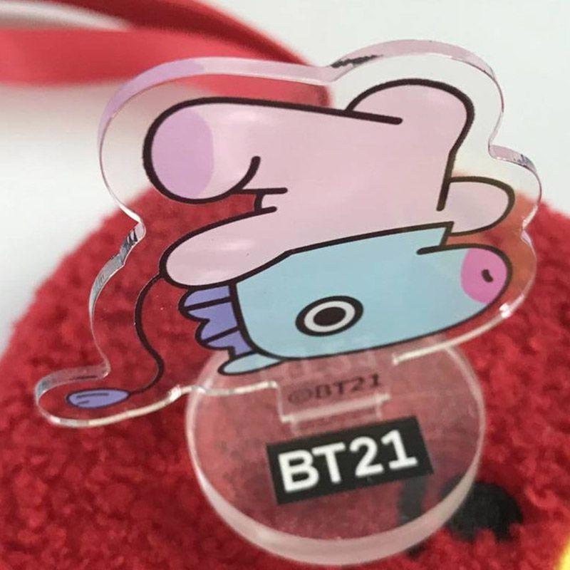 Kpop Bts Bt21 Cute Standee Action Figure Doll Van Acrylic Standing Decor Table
