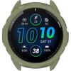 2Pack Soft TPU Case Cover (Black+Green) Compatible with Garmin Forerunner965 Running Smartwatch Protective Case Intended for Forerunner 965 Watch