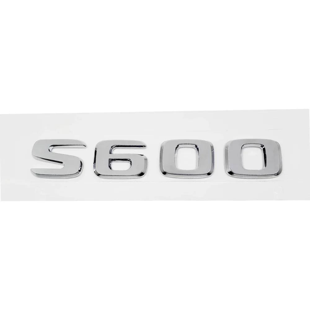 

ABS S500 S500L S600 S600L Trunk Rear Logo Badge Emblem Sticker For Mercedes Benz S Class W126 W140 W220 W221 W222 C217