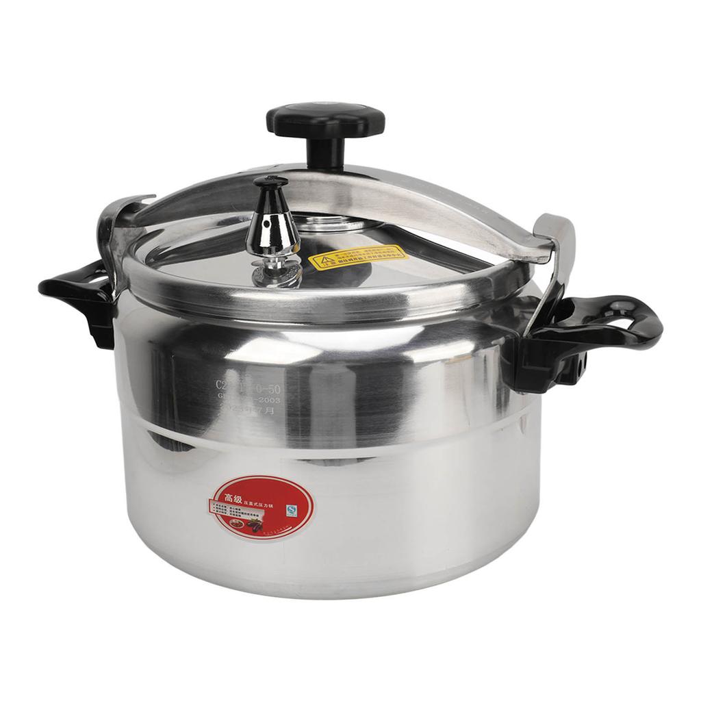 Schnellkochtopf Aluminiumlegierung Explosionsgeschützt Drehdeckel Verstärkte Griffe Drucktopf für