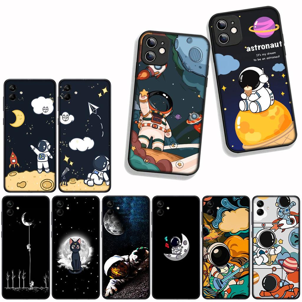 For Xiaomi Redmi 15C 15 A4 A5 9A 9T 10A 10C 9C NFC Note 11 9 8 10 Pro 8T Phone Cover Case Moon Stars Sky Astronaut Cat Rocket
