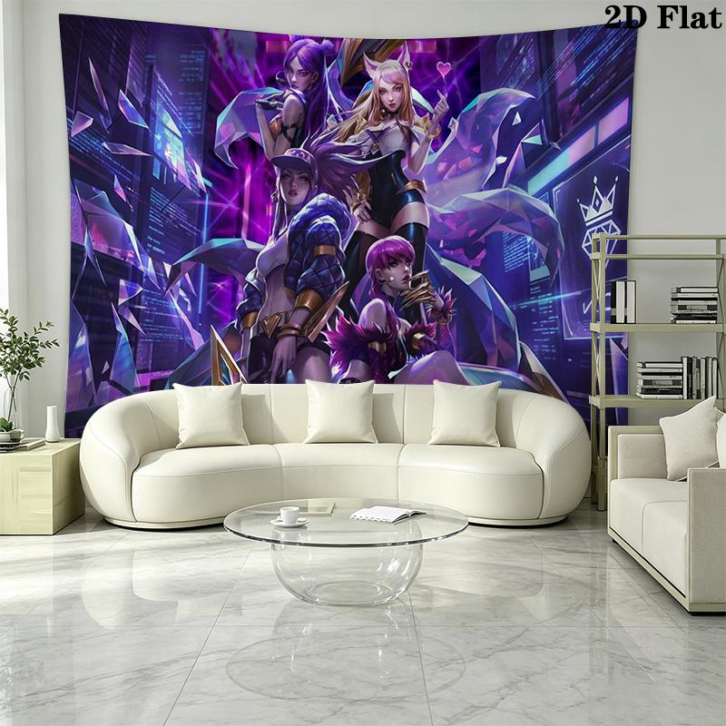 KDA Wall Tapestry Aesthetic Wall Hanging Printed Fabric Blanket Decorative Tapestries for Bedroom Living Room Home Decor