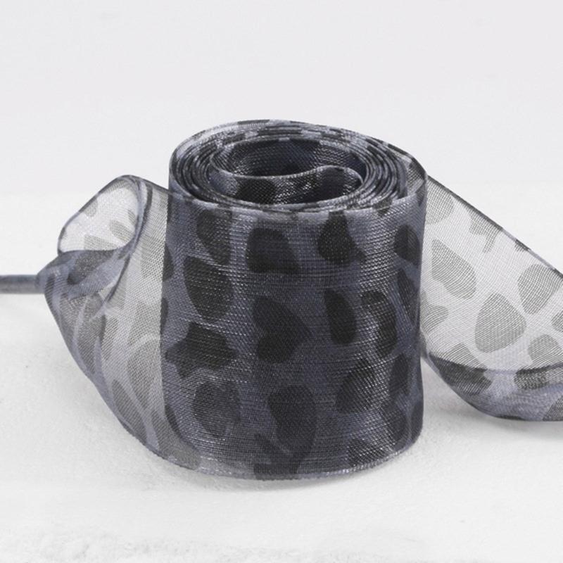 Leopards Print Sheer Ribbon Shoe Laces 140cm Long Flat Shoelaces Polyester Shoe Laces for Adults Kids Trainers Sneakers