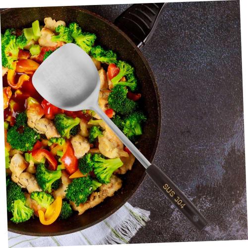 LABRIMP Multipurpose Stainless Steel Cookware Set, 4-Piece Set with Handles, Spatula, Ladle, and Spoon for Kitchen Use