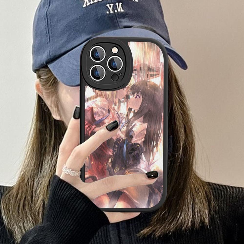 Anime Lycoris R-Recoil Phone Case Hard Leather For iPhone 14 13 12 Mini 11 14 Pro Max Xs X Xr 7 8 Plus Fundas