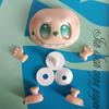 Labubu Vinyl Face 3Rd Big Into Energy Id Hand Foot Doll Accessories Facial Accessories Diy Blind Box Handmade Switching Emotions