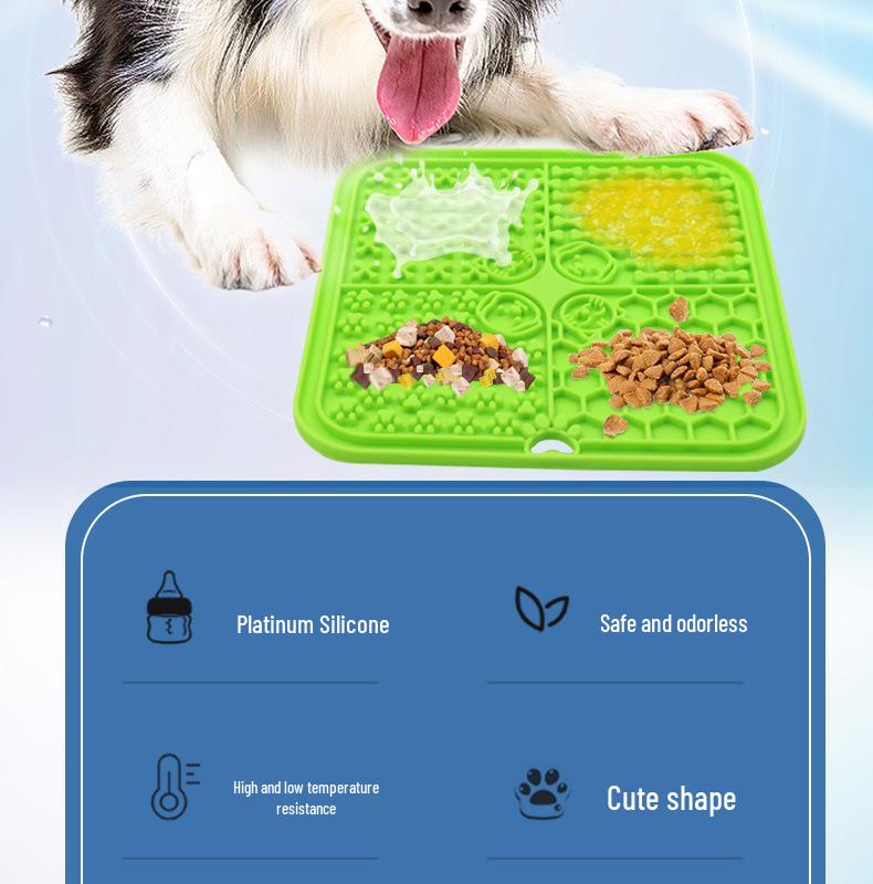 Pet Silicone Suction Lick Pad & Slow Feeder Mat