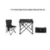 Feitule Single Person Outdoor Camping Table & Chair Set