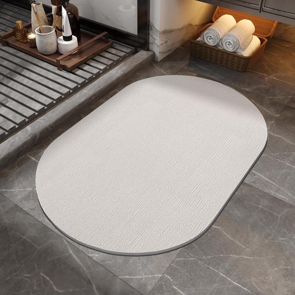 

Anti-Skid Durable Easy To Clean Diatom Mud Bathroom Door Mat Bath Blanket High Quality Super Absorbent Bathroom Door Mat 40X60CM(1.3X2FT