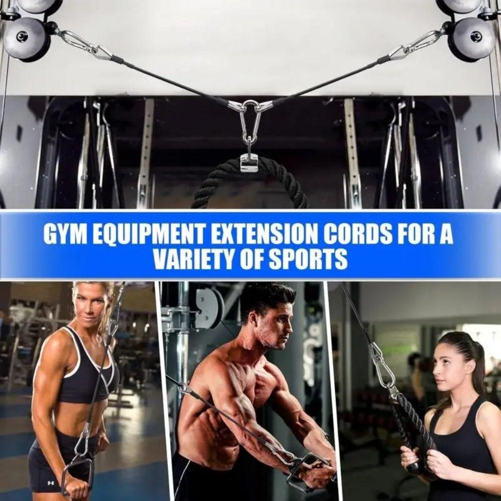 Climbing Buckle Fitness Extension Cable Pulley Workout Cable  Leg Extensions Machine