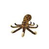Yamani BIG Plush Toy - Blue-ringed Octopus (Brown) Approx. H37.5 X W64.5 X D72.5cm 12084