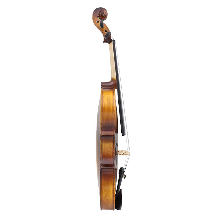 Vintage Matte Spruce Solid Wood Violin 4/4 for Adult Beginners