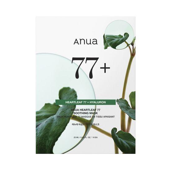 Anua Успокаивающая маска для лица с экстрактом хауттюйнии 77% 10 шт.