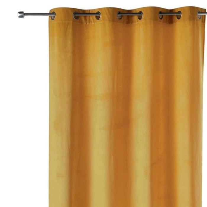 Rideau - EDEN - Velvetine - 140 x 240 cm - Effet velours - Œillets