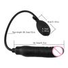 Adult G Spot Expansion Stimulator Inflatable Anal Butt Plug Dilator Big Dildo Insertion Sex Toy Male Prostate Massager