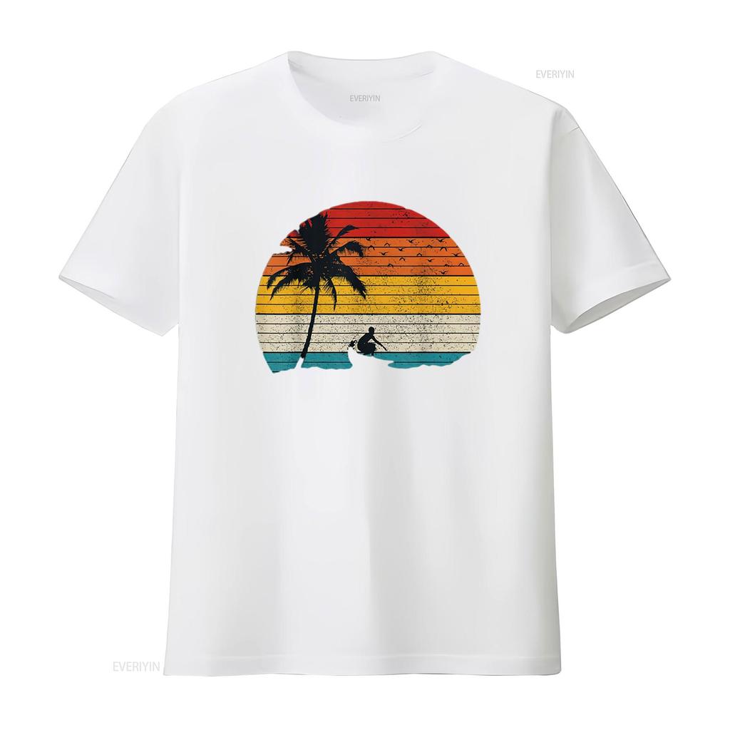 Mens Vintage Surfer Retro Surfing Beach Surf T Shirt White vintage Washed Top For Everyday Wear Unisex designer clothes