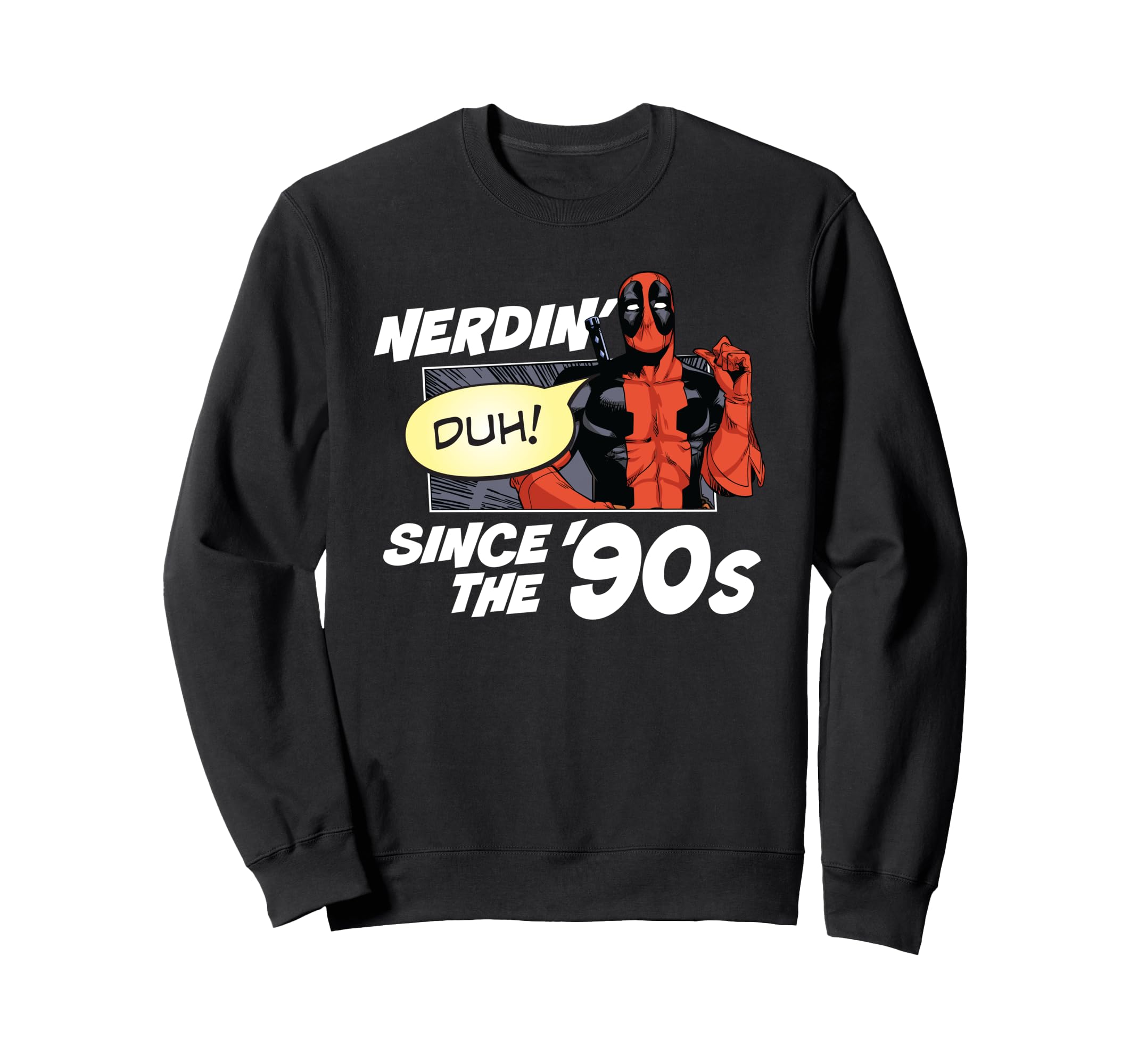 

Marvel Deadpool Comic Nerdin Since the 90s Sweatshirt