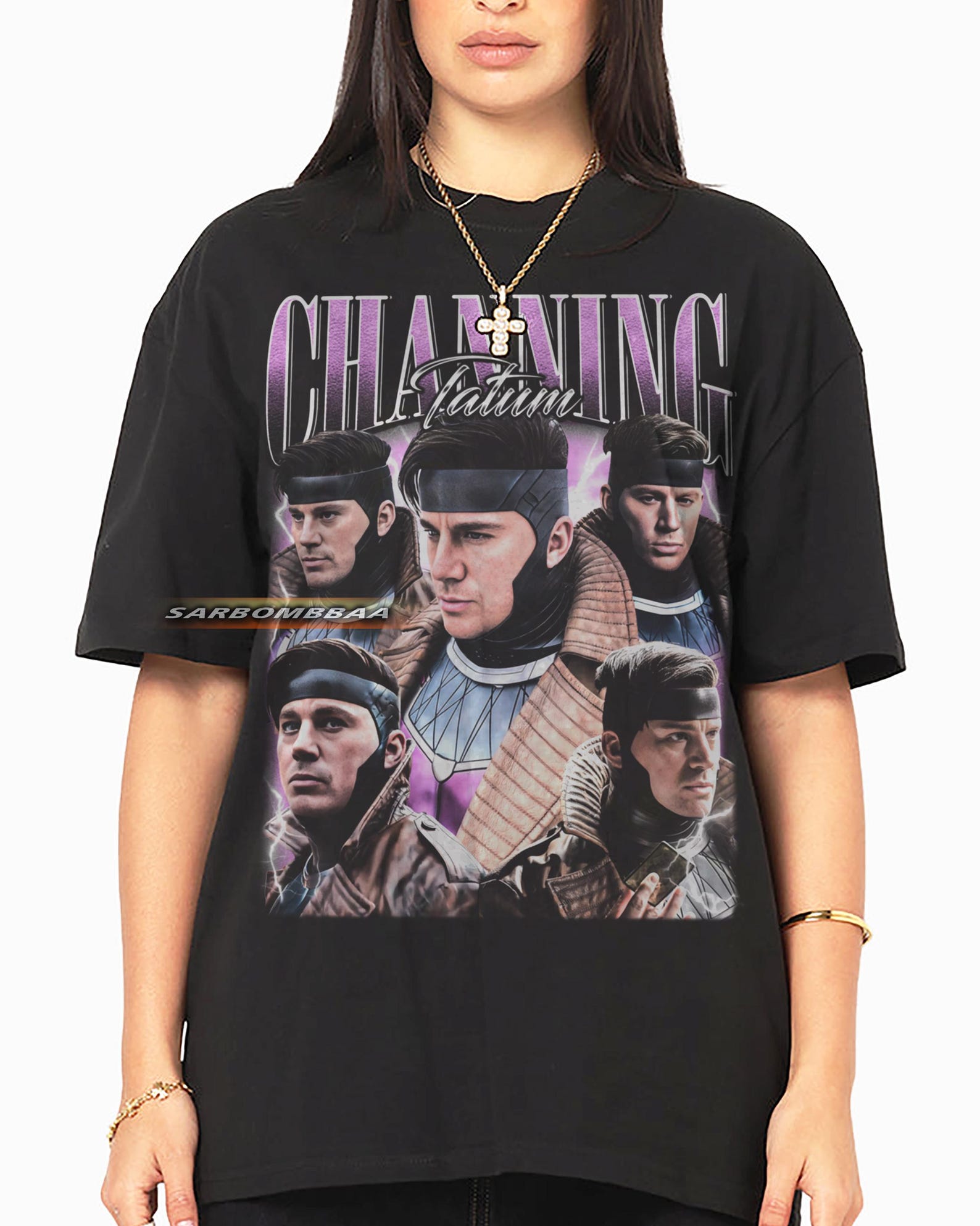Channing Tatum Graphic T-Shirt, Unisex Y2K Streetwear M
