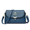 New Shoulder Bag Fashionable Crossbody Bag Women's Soft Leather Bag Middle-aged Mother Bag Versatile Square Bag