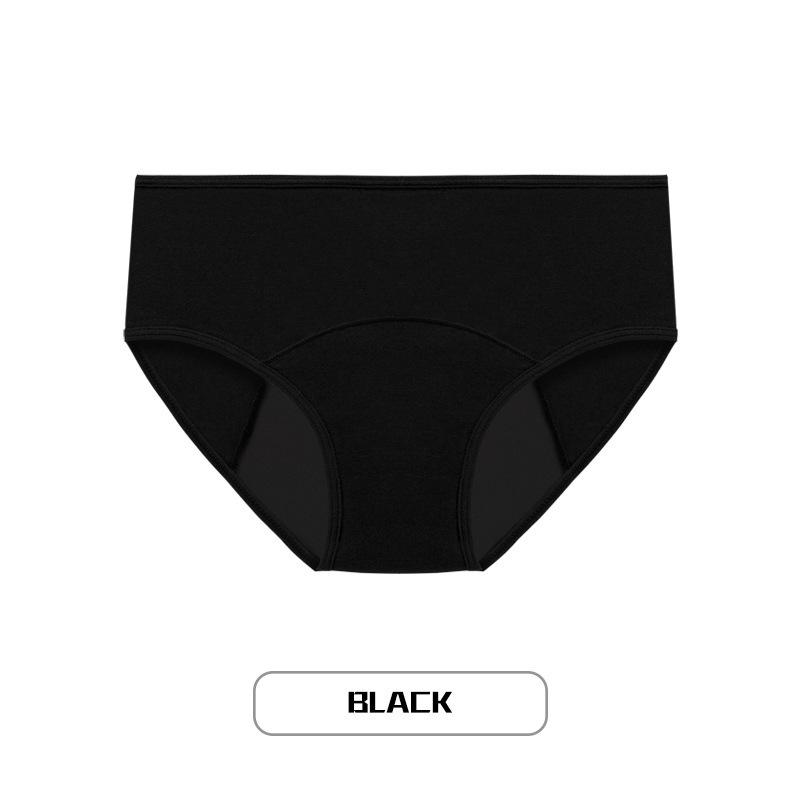 Low-Waist, High-Absorbency Colored Edge Menstrual Underwear for Women